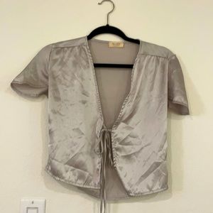 Brandy silk top